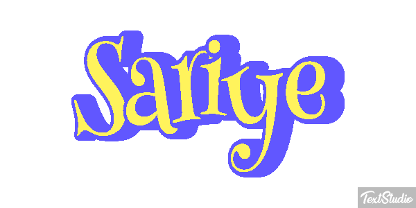 Sariye Tekst effect