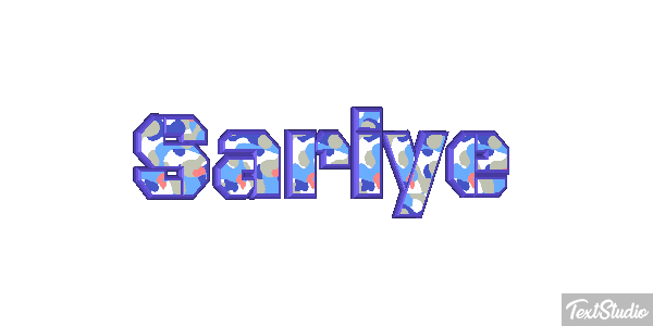 Sariye Tekst effect
