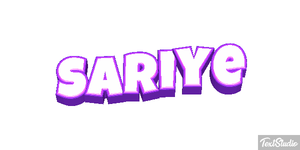 Sariye Tekst effect