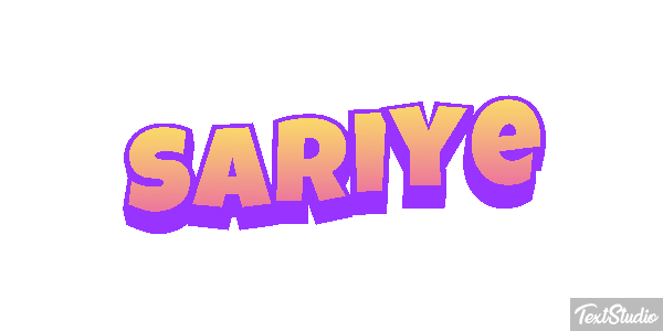 Sariye Tekst effect