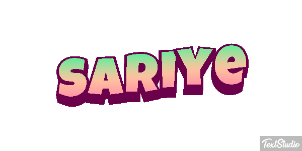Sariye Tekst effect