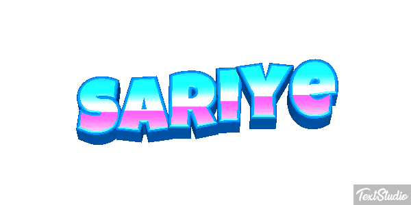 Sariye Tekst effect