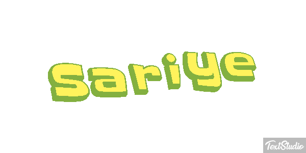 Sariye Tekst effect