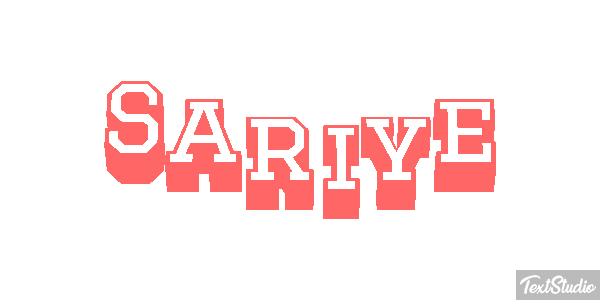 Sariye Tekst effect