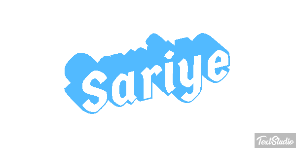 Sariye Tekst effect