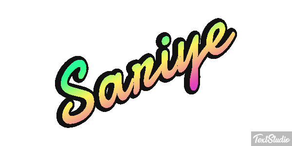Sariye Tekst effect