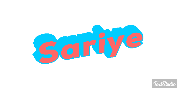 Sariye Tekst effect