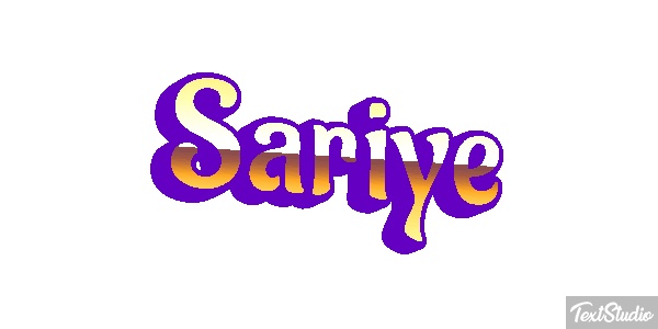 Sariye Tekst effect