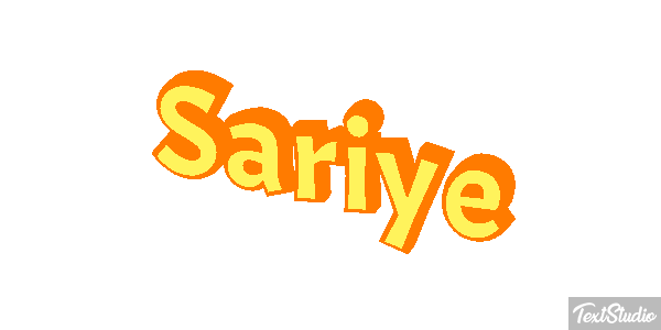 Sariye Tekst effect