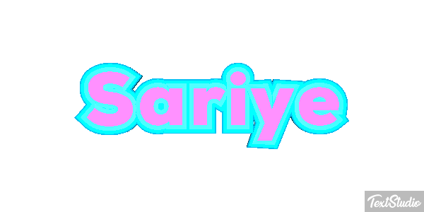 Sariye Tekst effect
