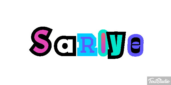 Sariye Tekst effect