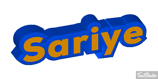 Sariye Tekst effect