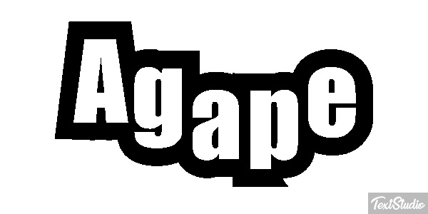 Agape Efekt tekstowy