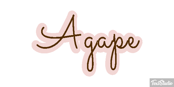 Agape Efekt tekstowy