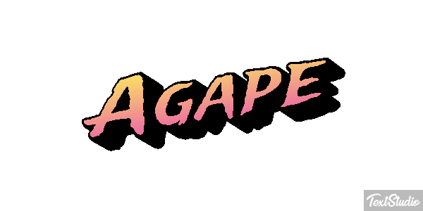 Agape Efekt tekstowy