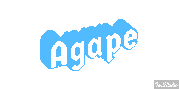 Agape Efekt tekstowy
