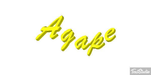 Agape Efekt tekstowy