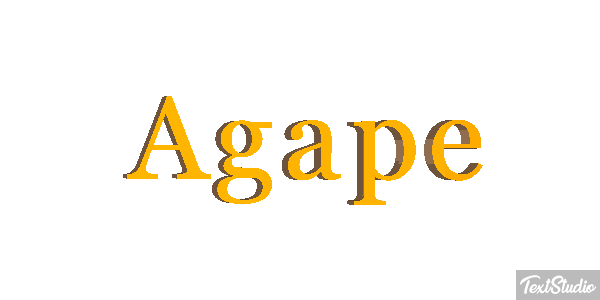 Agape Efekt tekstowy