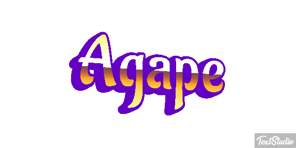 Agape Efekt tekstowy