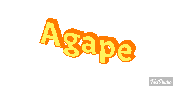 Agape Efekt tekstowy