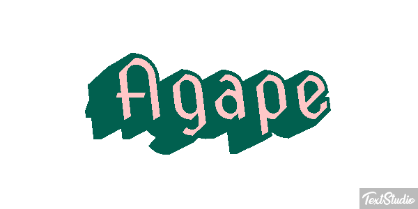 Agape Efekt tekstowy