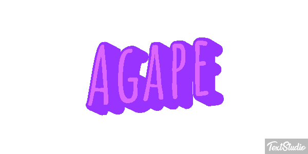 Agape Efekt tekstowy