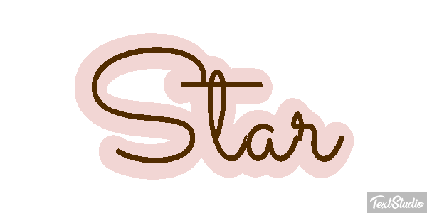 Star Текстовый эффект