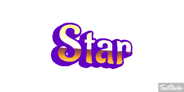 Star Текстовый эффект