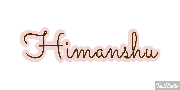 Himanshu Text effect