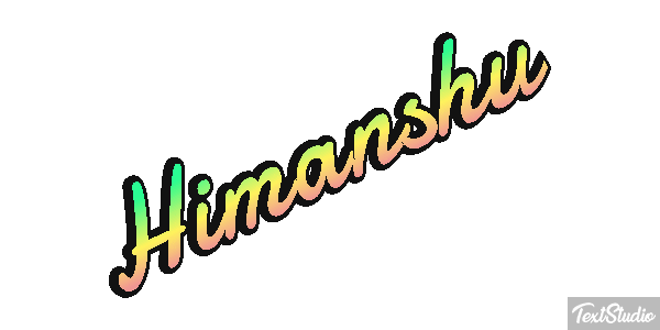 Himanshu Text effect