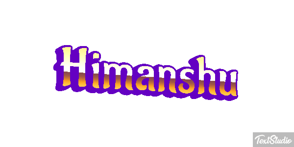 Himanshu Text effect