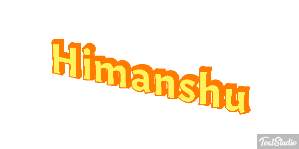 Himanshu Text effect