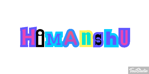 Himanshu Text effect