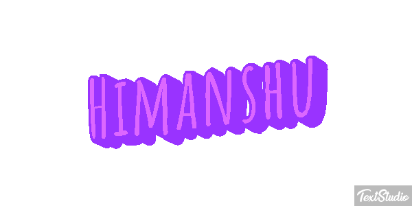 Himanshu Text effect