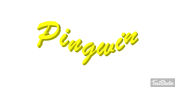 Pingwin Текстовый эффект