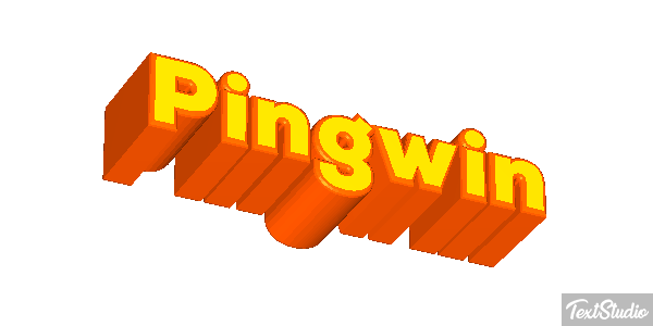 Pingwin Текстовый эффект