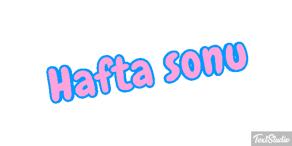 Hafta sonu Metin efekti