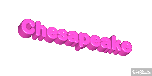 Chesapeake Text effect