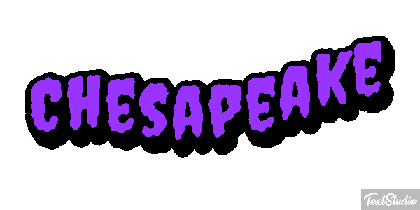 Chesapeake Text effect
