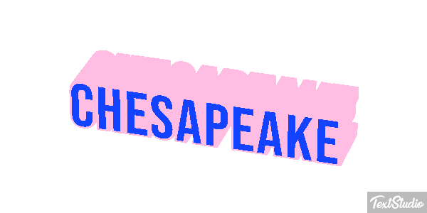 Chesapeake Text effect