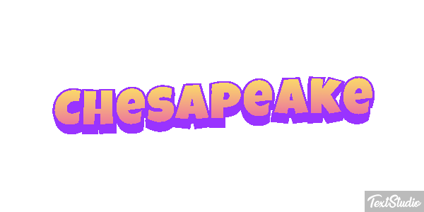 Chesapeake Text effect