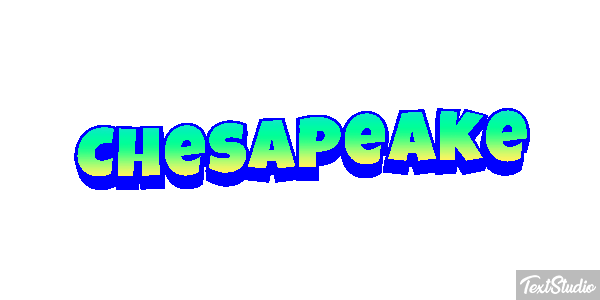 Chesapeake Text effect