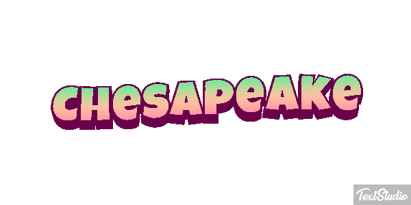 Chesapeake Text effect