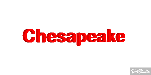 Chesapeake Text effect