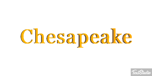 Chesapeake Text effect
