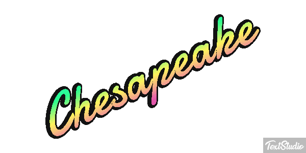 Chesapeake Text effect