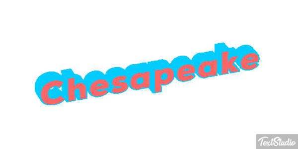 Chesapeake Text effect