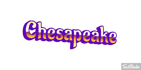 Chesapeake Text effect