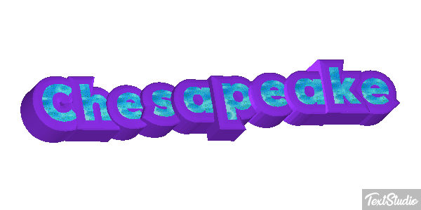 Chesapeake Text effect