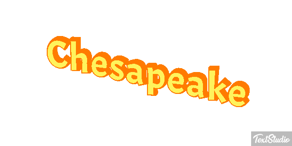 Chesapeake Text effect